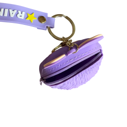 Přívěsek na klíče Labubu fialový