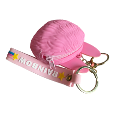 Přívěsek na klíče Labubu růžový