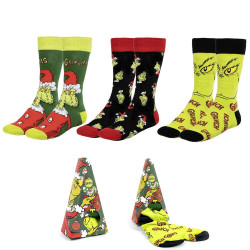 Ponožky Grinch 3 Pack EUR 38-45