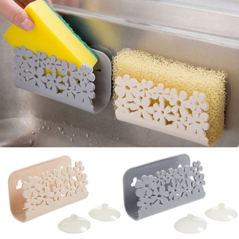 Držák na houbičku na mytí - šedý