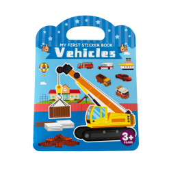 Znovupoužitelné samolepky pro děti Vehicles II