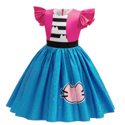 Dětské dívčí šaty Gábinin kouzelný domek 100 - 130