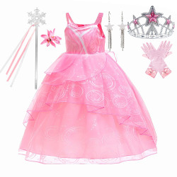 Dívčí šaty Glinda Čarodějka | Wicked 120 - 140