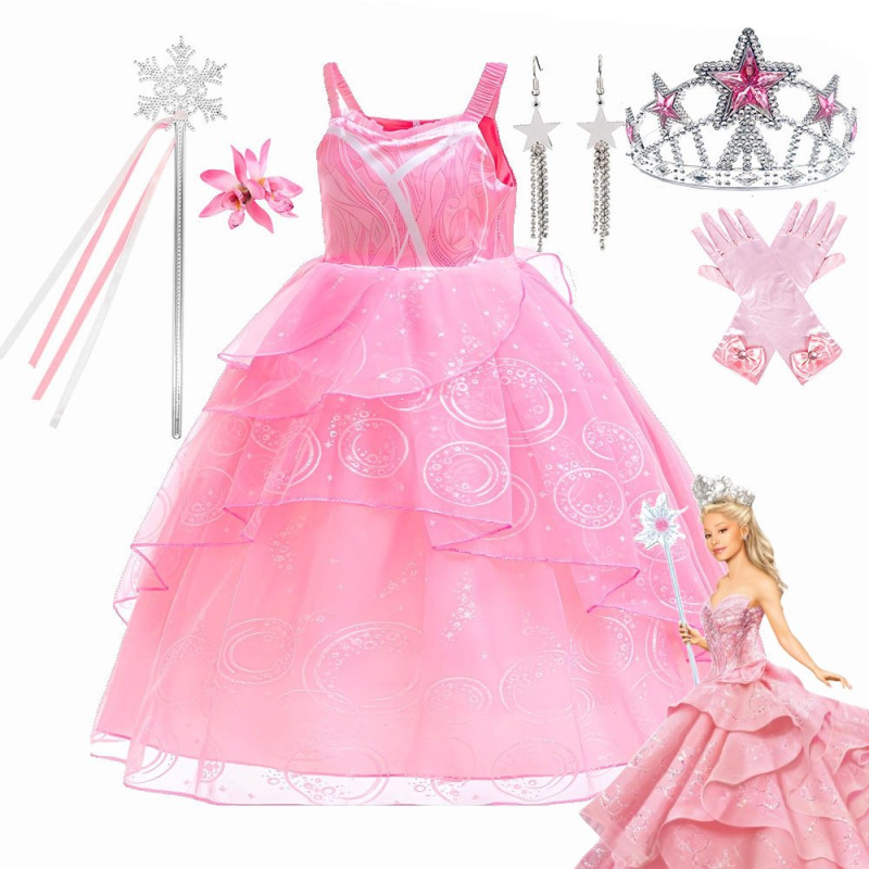 Dívčí šaty Glinda Čarodějka | Wicked 120 - 140