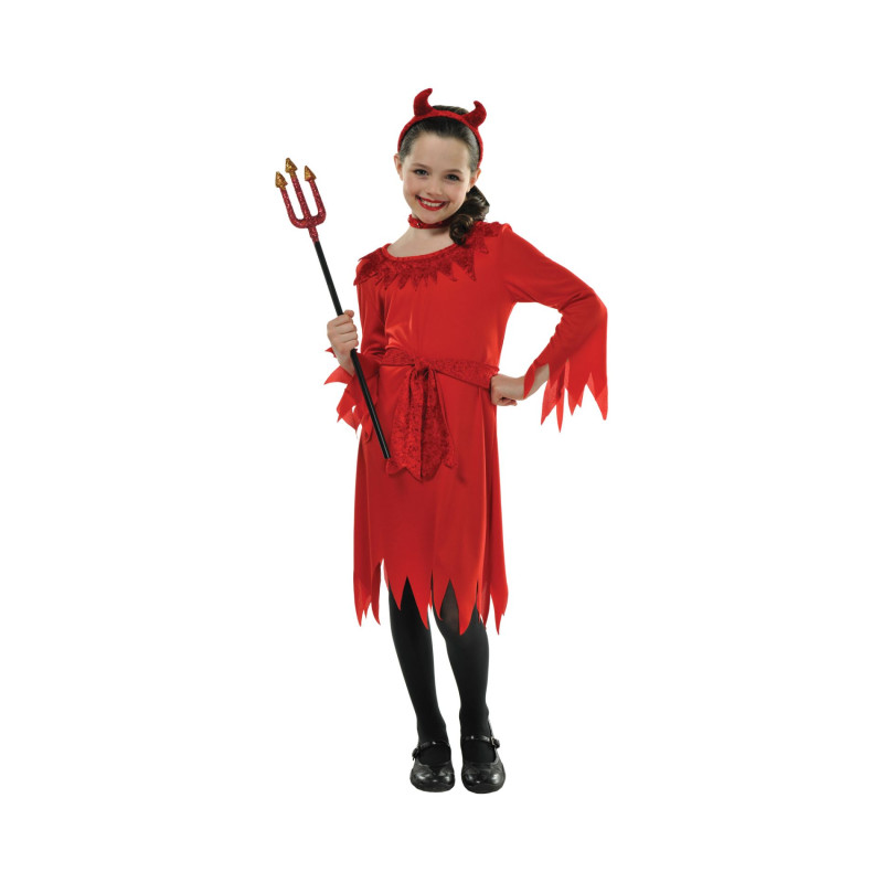 Dívčí šaty kostým Čert