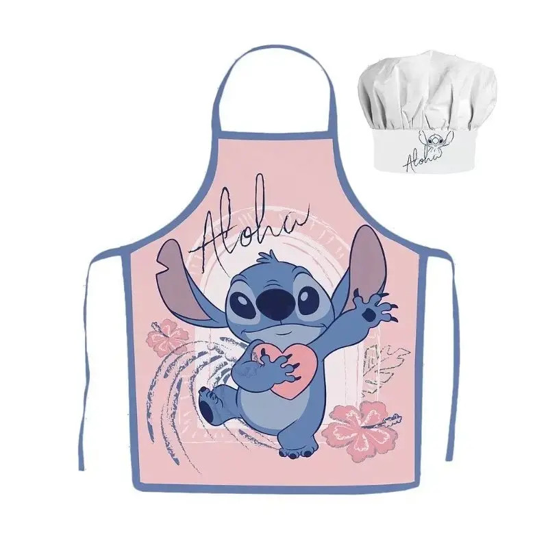 Dětská zástěra s kuchařskou čepicí Stitch Aloha