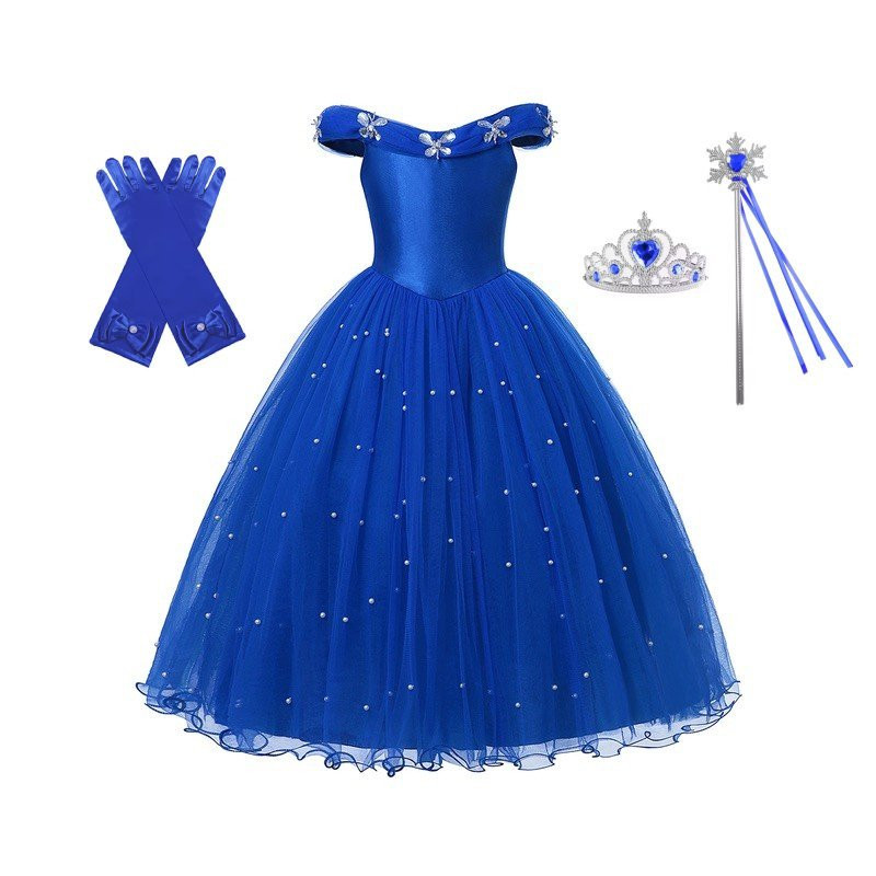 Dětské dívčí šaty Popelka Snowflake