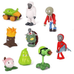 Figurky Plants vs Zombies 9 ks