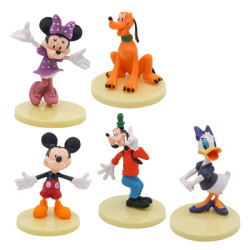 Figurky Mickey Mouse s podstavcem 5 ks