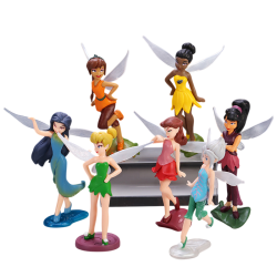 Figurky Víla Zvonilka a Modrovločka 7 ks