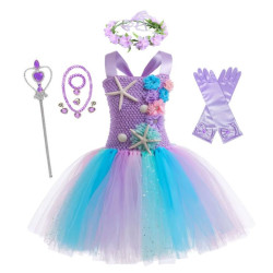 Dětské dívčí šaty Mořská Víla a doplňky