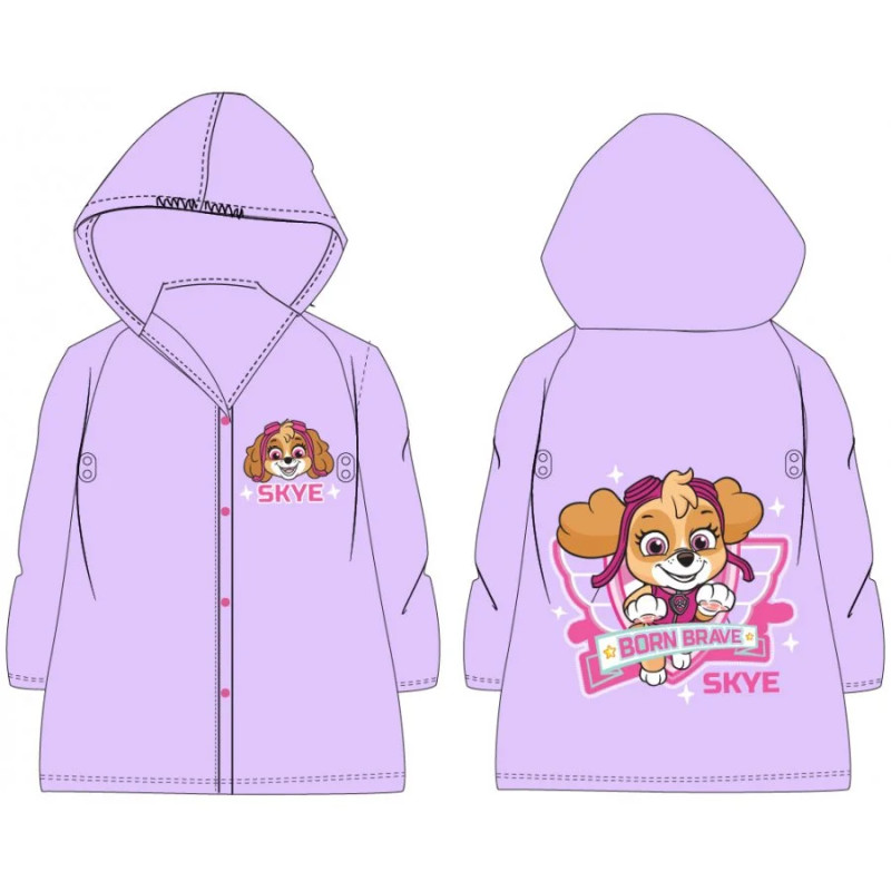 Dětská pláštěnka Skye Tlapková Patrola fialová 122/128 cm