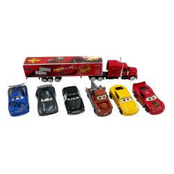 Sada Auta Blesk McQueen a Mac 7v1 | Cars