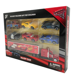 Sada Auta Blesk McQueen a Mac 7v1 | Cars