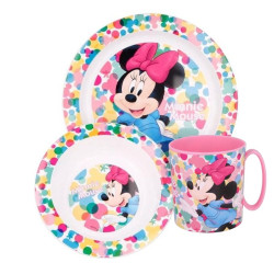 Sada plastového nádobí s hrnkem Minnie Mouse