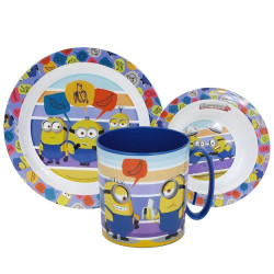 Sada plastového nádobí s hrnkem Mimoni | Já, Padouch