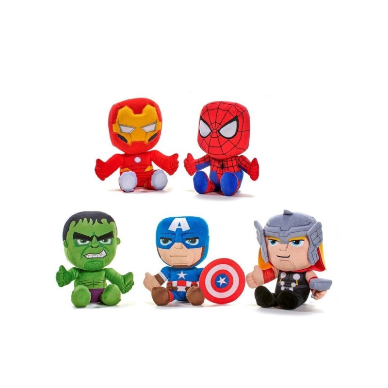 SET Plyšáci Marvel Avengers 5 ks 30 cm