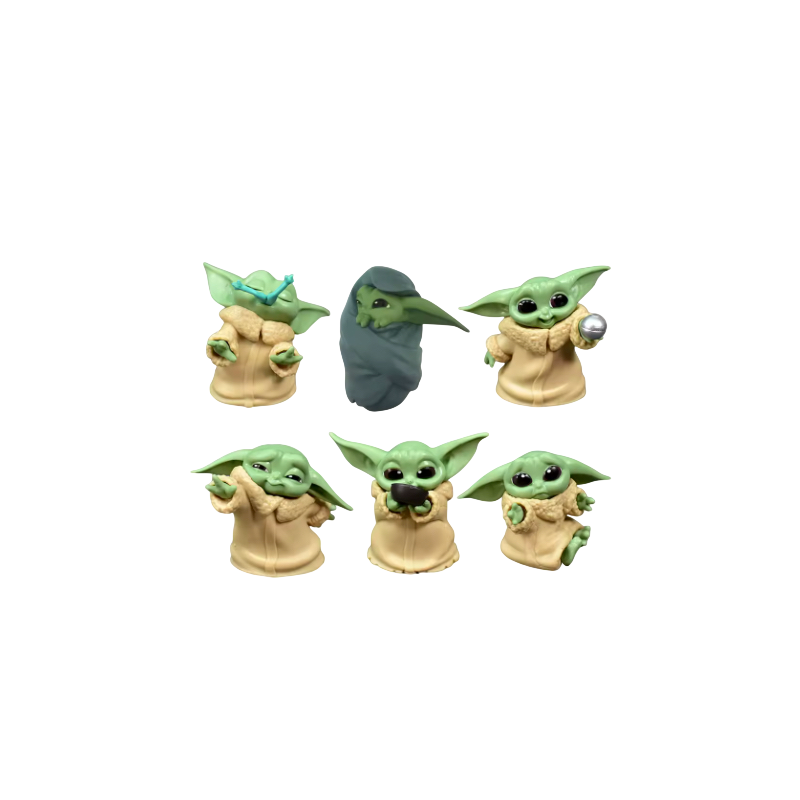 Figurka BABY YODA Star Wars 6 ks