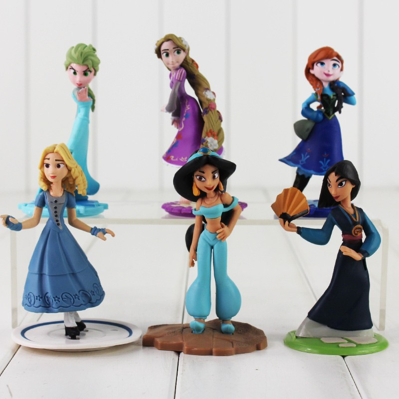Figurky Disney Princezny z pohádek 6 ks