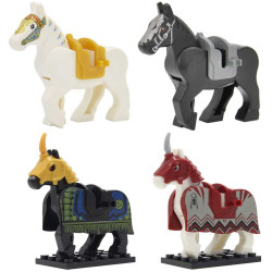 Figurky koně 4 ks Hobbit a Pán Prstenů k LEGO
