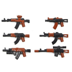 Set zbraní AK47 k LEGO 6 ks