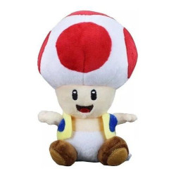 Super Mario plyšák Toad 18 cm