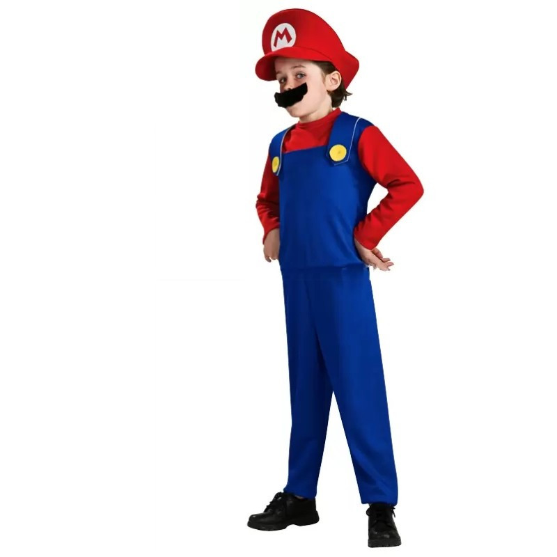 Dětský kostým Super Mario 120-130 cm