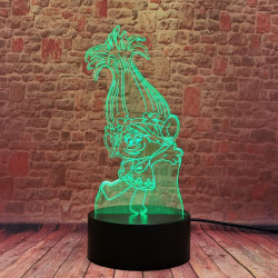 3D LED Lampička Trollové