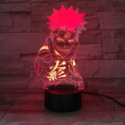 3D LED Lampička Naruto Uzumaki