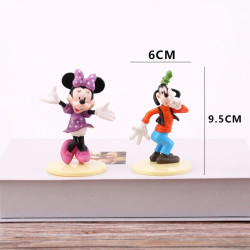 Figurky Mickey Mouse s podstavcem 6 ks
