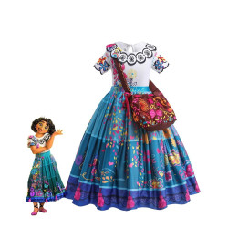 Dětské dívčí šaty Encanto Mirabel a doplňky