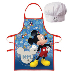 Dětská zástěra s kuchařskou čepicí Mickey Mouse