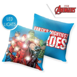 MARVEL Avengers svítící polštář 40x40 cm