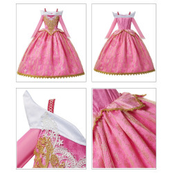 Dětské dívčí šaty Šípková Růženka a doplňky 110 - 130