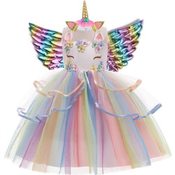 Dětské dívčí šaty Jednorožec | Unicorn a doplňky 130