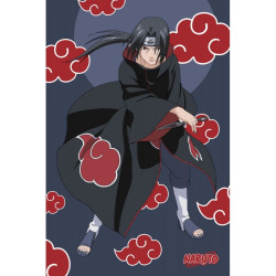 Fleecová deka Naruto Itachi Uchiha Akatsuki 130 x 170 cm