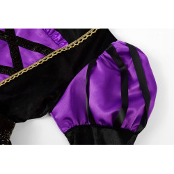 Dívčí šaty čarodějnice Halloween a klobouk 110 - 130