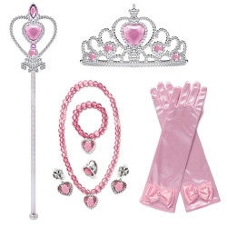 Dětské dívčí šaty princezna Ariel a doplňky