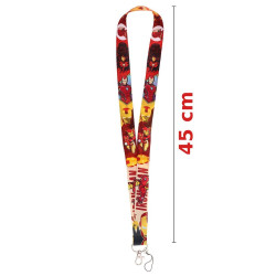 Klíčenka Iron Man na krk rozměr